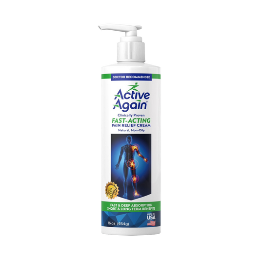 Active Again Pain Cream 16 Ounce