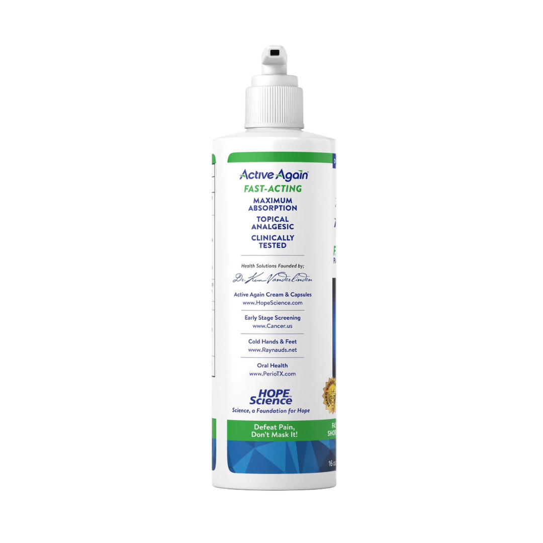 Active Again Pain Cream 16 Ounce